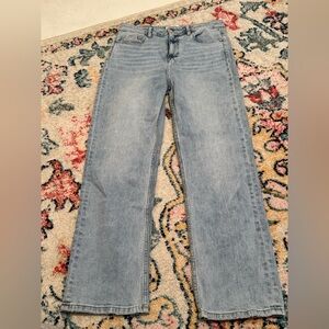 Vigoss Straight Leg Jeans in Light Blue